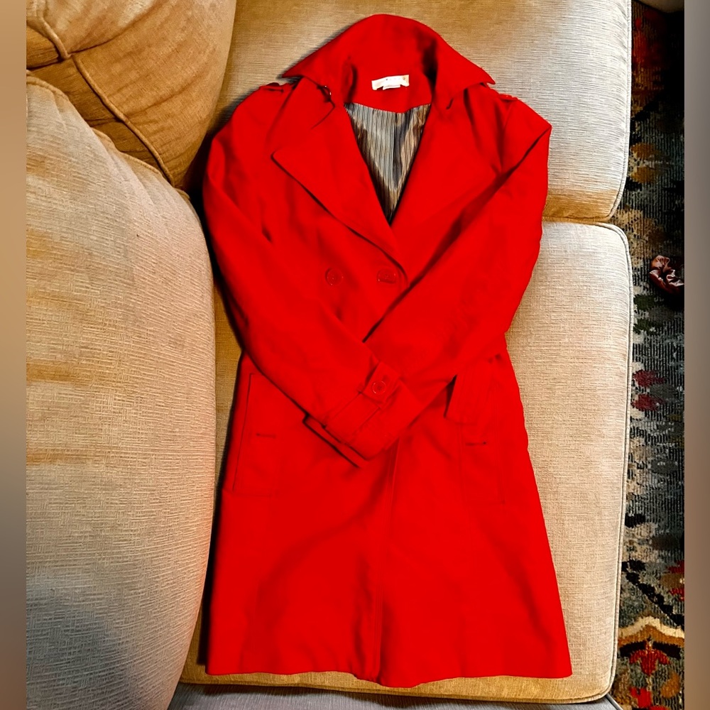 Pink Women’s Trench Coat